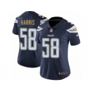 Women Nike Los Angeles Chargers #58 Nigel Harris Navy Blue Team Color Vapor Untouchable Limited Player NFL Jersey