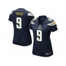 Women Nike Los Angeles Chargers #9 Nick Novak Game Navy Blue Team Color NFL Jersey