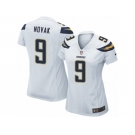 Women Nike Los Angeles Chargers #9 Nick Novak Game White NFL Jersey