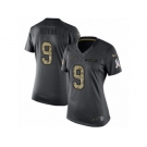 Women Nike Los Angeles Chargers #9 Nick Novak Limited Black 2016 Salute to Service NFL Jersey