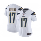 Women's Los Angeles Chargers #17 Philip Rivers White Vapor Untouchable Limited Player Football Jersey