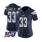 Women's Los Angeles Chargers #33 Derwin James Navy Blue Team Color Vapor Untouchable Limited Player 100th Season Football Jersey