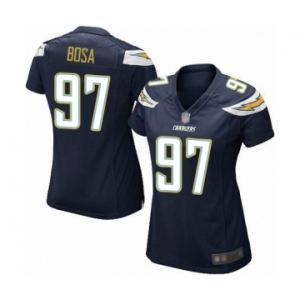 Women's Los Angeles Chargers #97 Joey Bosa Game Navy Blue Team Color Football Jersey