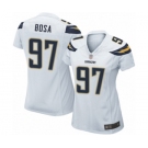 Women's Los Angeles Chargers #97 Joey Bosa Game White Football Jersey