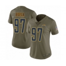 Women's Los Angeles Chargers #97 Joey Bosa Limited Olive 2017 Salute to Service Football Jersey