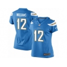 Women's Nike Los Angeles Chargers #12 Mike Williams Limited Electric Blue Alternate NFL Jersey