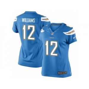 Women's Nike Los Angeles Chargers #12 Mike Williams Limited Electric Blue Alternate NFL Jersey