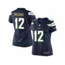 Women's Nike Los Angeles Chargers #12 Mike Williams Limited Navy Blue Team Color NFL Jersey