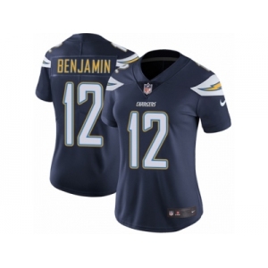 Women's Nike Los Angeles Chargers #12 Travis Benjamin Vapor Untouchable Limited Navy Blue Team Color NFL Jersey