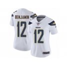 Women's Nike Los Angeles Chargers #12 Travis Benjamin Vapor Untouchable Limited White NFL Jersey