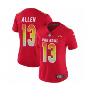 Women's Nike Los Angeles Chargers #13 Keenan Allen Limited Red AFC 2019 Pro Bowl NFL Jersey