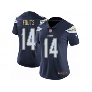 Women's Nike Los Angeles Chargers #14 Dan Fouts Vapor Untouchable Limited Navy Blue Team Color NFL Jersey