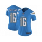 Women's Nike Los Angeles Chargers #16 Tyrell Williams Vapor Untouchable Limited Electric Blue Alternate NFL Jersey