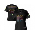 Women's Nike Los Angeles Chargers #19 Lance Alworth Game Black Fashion NFL Jersey