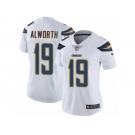 Women's Nike Los Angeles Chargers #19 Lance Alworth Vapor Untouchable Limited White NFL Jersey