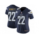 Women's Nike Los Angeles Chargers #22 Jason Verrett Vapor Untouchable Limited Navy Blue Team Color NFL Jersey