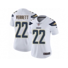 Women's Nike Los Angeles Chargers #22 Jason Verrett Vapor Untouchable Limited White NFL Jersey