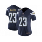 Women's Nike Los Angeles Chargers #23 Dexter McCoil Vapor Untouchable Limited Navy Blue Team Color NFL Jersey