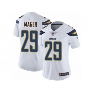 Women's Nike Los Angeles Chargers #29 Craig Mager Vapor Untouchable Limited White NFL Jersey