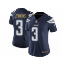 Women's Nike Los Angeles Chargers #3 Rayshawn Jenkins Elite Navy Blue Team Color NFL Jersey