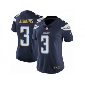 Women's Nike Los Angeles Chargers #3 Rayshawn Jenkins Elite Navy Blue Team Color NFL Jersey