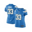 Women's Nike Los Angeles Chargers #33 Rayshawn Jenkins Limited Electric Blue Alternate NFL Jersey