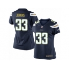 Women's Nike Los Angeles Chargers #33 Rayshawn Jenkins Limited Navy Blue Team Color NFL Jersey