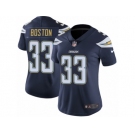 Women's Nike Los Angeles Chargers #33 Tre Boston Navy Blue Team Color Vapor Untouchable Limited Player NFL Jersey