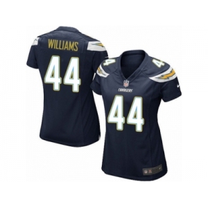 Women's Nike Los Angeles Chargers #44 Andre Williams Game Navy Blue Team Color NFL Jersey