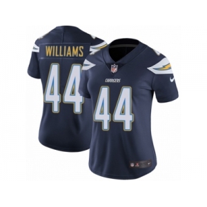 Women's Nike Los Angeles Chargers #44 Andre Williams Vapor Untouchable Limited Navy Blue Team Color NFL Jersey