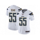 Women's Nike Los Angeles Chargers #55 Junior Seau Vapor Untouchable Limited White NFL Jersey