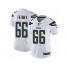 Women's Nike Los Angeles Chargers #66 Dan Feeney Vapor Untouchable Limited White NFL Jersey