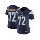 Women's Nike Los Angeles Chargers #72 Joe Barksdale Vapor Untouchable Limited Navy Blue Team Color NFL Jersey