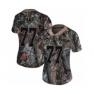 Women's Nike Los Angeles Chargers #77 Forrest Lamp Limited Camo Rush Realtree NFL Jersey