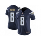 Women's Nike Los Angeles Chargers #8 Drew Kaser Vapor Untouchable Limited Navy Blue Team Color NFL Jersey