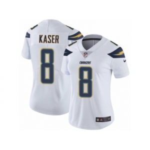 Women's Nike Los Angeles Chargers #8 Drew Kaser Vapor Untouchable Limited White NFL Jersey