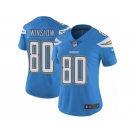 Women's Nike Los Angeles Chargers #80 Kellen Winslow Vapor Untouchable Limited Electric Blue Alternate NFL Jersey