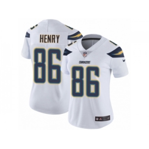 Women's Nike Los Angeles Chargers #86 Hunter Henry Vapor Untouchable Limited White NFL Jersey