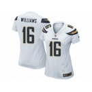 Women's Nike San Diego Chargers #16 Tyrell Williams Limited White NFL Jersey