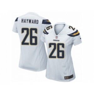 Women's Nike San Diego Chargers #26 Casey Hayward Limited White NFL Jersey