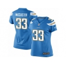 Women's Nike San Diego Chargers #33 Dexter McCluster Limited Electric Blue Alternate NFL Jersey