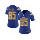 Women's Nike San Diego Chargers #85 Antonio Gates Limited Electric Blue Rush NFL Jersey