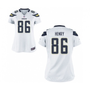 Women's Nike San Diego Chargers #86 Hunter Henry White NFL Jersey