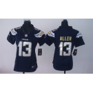 nike women nfl jerseys san diego chargers #13 allne dk.blue[nike]