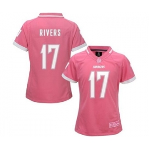 nike women nfl jerseys san diego chargers #17 philip rivers pink[nike 2015]