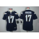 nike women nfl jerseys san diego chargers #17 rivers dk.blue[nike limited]