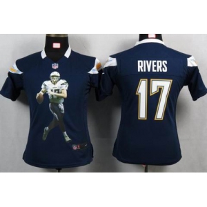 nike women nfl jerseys san diego chargers #17 rivers dk.blue[portrait fashion]