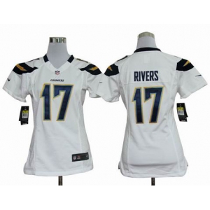 nike women nfl jerseys san diego chargers #17 rivers white[nike]