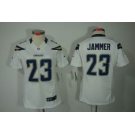 nike women nfl jerseys san diego chargers #23 jammer white[nike limited]