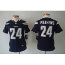 nike women nfl jerseys san diego chargers #24 mathews dk.blue[nike limited]